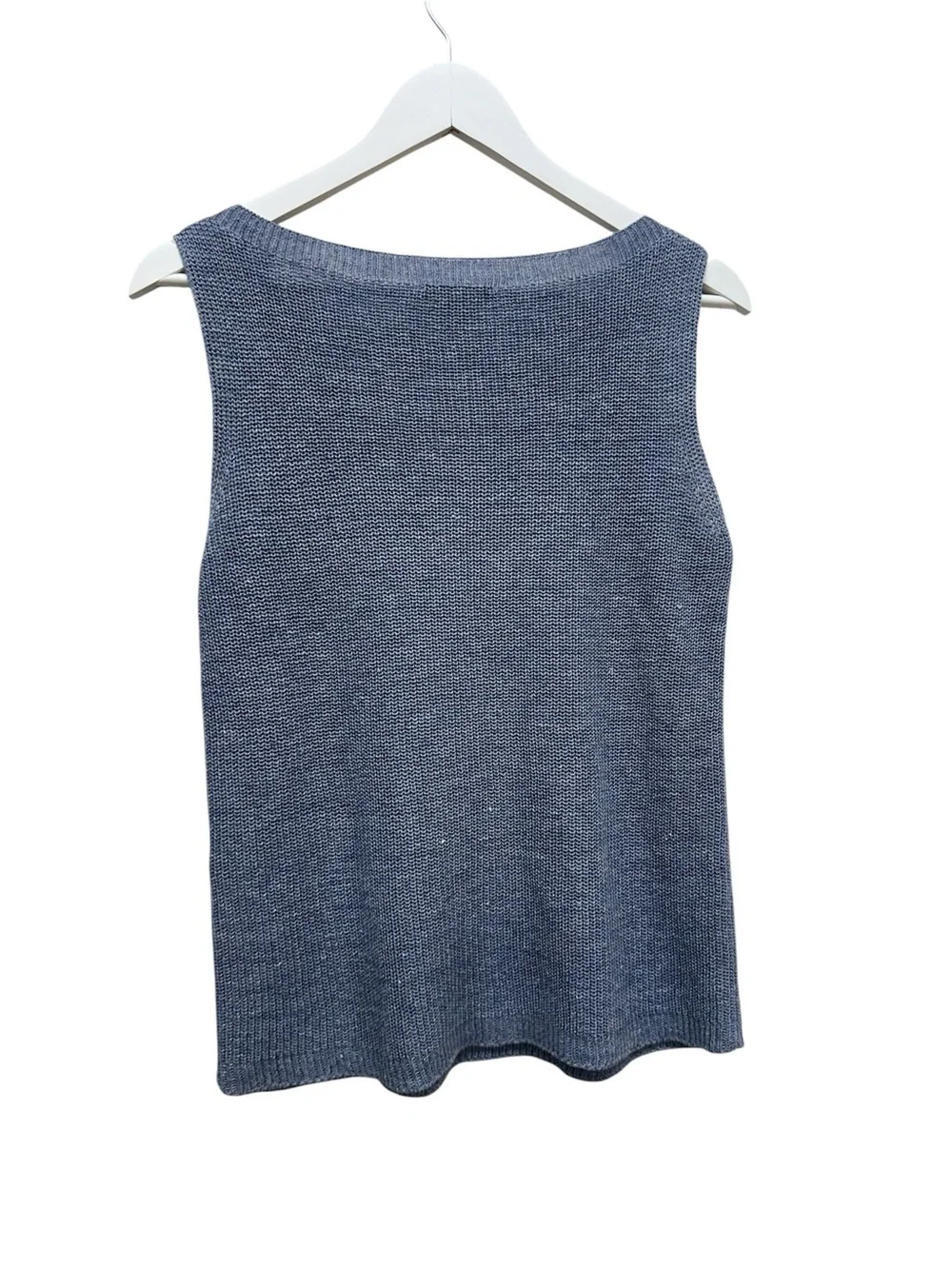 Eileen Fisher Women's 100% Organic Linen Knit Sleeveless Sweater Vest Tank XXS - Picture 4 of 6